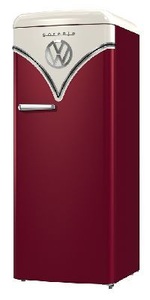 Gorenje, Gorenje OBRB 615 DR VW-Bulli Kühlschrank Burgundy rechts, Gorenje OBRB 615 DR VW-Bulli Kühlschrank Burgundy rechts
