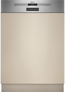NEFF, S245ECS15E N50, Spülmaschine, Neff N 50, Geschirrspüler integrierbar, 60 cm, Gebürsteter Stahl, XXL, S245ECS15E, ID S245ECS15E