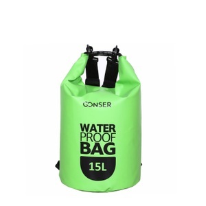 R - Saisonale Items, Dry Bag Tasche wasserdicht grün 15L