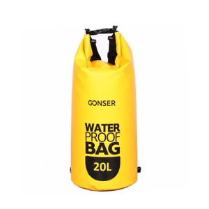 R - Saisonale Items, Dry Bag Tasche wasserdicht gelb 20L, Dry Bag Tasche wasserdicht gelb 20L