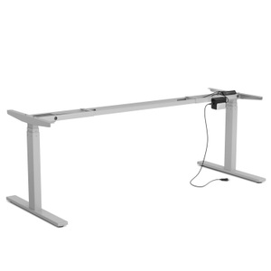 undefined, Tischgestell Stehpult elektrisch grau 180 - 200 cm, Tischgestell Stehpult elektrisch grau 180 - 200 cm