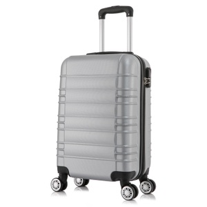 R - Reisekoffer, Reisekoffer Hartschalenkoffer Grösse XL silber, Reisekoffer Hartschalenkoffer AVA Grösse XL silber