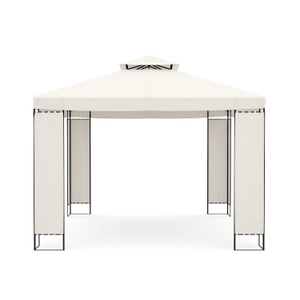 Ruby, Gartenpavillon Gazebo 3 x 4 m, Gartenpavillon HAVEN 4 x 3 m beige