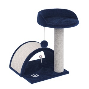 Ruby, Katzenkratzbaum klein 50 cm dunkelblau, Katzenbaum FINDUS 50 cm dunkelblau