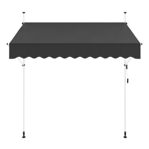 Ruby, Balkonmarkise 250 x 120 cm anthrazit, Balkonmarkise 250 x 120 cm anthrazit