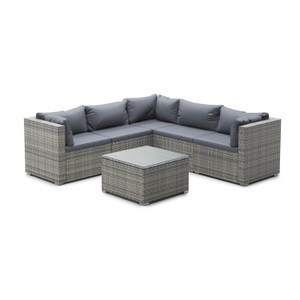 Mark Sunl, Rattan Lounge CANBERRA, Rattanlounge CANBERRA grau/anthrazit
