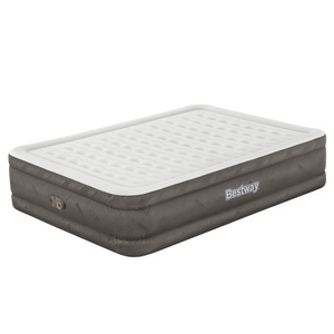 Bestway, Bestway Fortech Airbed Queen Built-in AC pump Luftbett / Gästebett, Luftbett Fortech Queen selbstaufblasend 203 x 152 x 46 cm