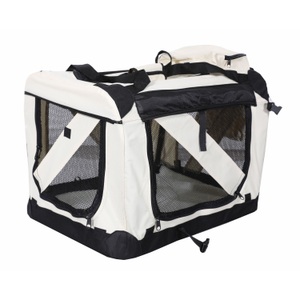 R - Hundetaschen, Hundebox faltbar XXXL beige, Hundebox faltbar XXXL beige