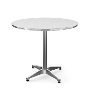 undefined, Bistrotisch Gartentisch Alu rund 80 x 70 cm, Bistrotisch Gartentisch Alu rund 80 x 70 cm