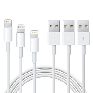 Trait-Tech, Ladekabel für iPhone 3 m weiss 3er Set, Ladekabel für iPhone 3 m weiss 3er Set