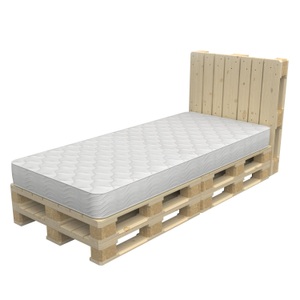 Paletten, Palettenbett 90 x 200 cm Komplett-Set, Palettenbett 90 x 200 cm Komplett-Set