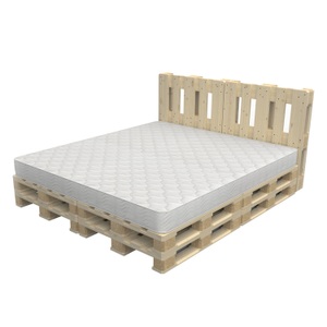 Paletten, Palettenbett 180 x 200 cm Komplett-Set, Palettenbett 180 x 200 cm Komplett-Set