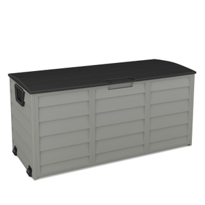 R - Saisonale Items, Kissenbox Gartenbox grau, Kissenbox Gartenbox grau
