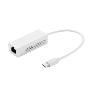 Bernhard, Adapter Ethernet - USB C - Cabels, Ethernet - USB C Adapter weiss