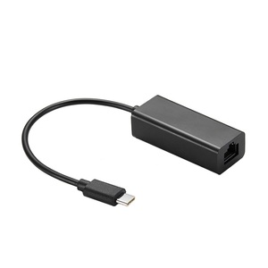 Bernhard, Ethernet - USB C Adapter schwarz, Ethernet - USB C Adapter schwarz