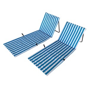 Cathy Soli's, Strandmatte blau/weiss Doppelpack, Strandmatte 2er Set blau/weiss