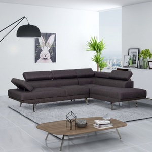 Vicko-Yilian Furniture, Ecksofa GRACE dunkelgrau, Ecksofa GRACE anthrazit