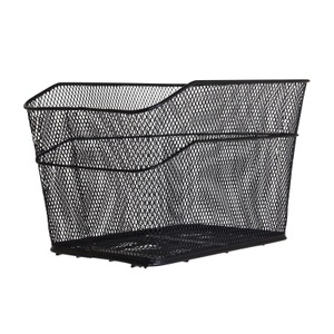 V - Zubehör, Velokorb hinten schwarz, Velokorb hinten 39 x 29 cm schwarz