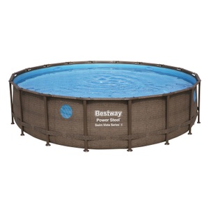 undefined, Bestway Pool Komplett-Set Holz-Optik 549 x 122 cm, Bestway Pool Komplett-Set Holz-Optik 549 x 122 cm