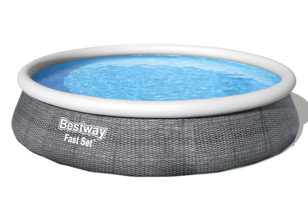 Bestway, Bestway Swimming Pool Set 396 x 84 cm, Bestway Pool »Fast Set Ø 396 x 84 cm«