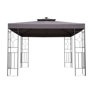 Doris Linhai Glory, Gartenpavillon LED 3 x 3 m anthrazit, Gartenpavillon LED SUNSET 3 x 3 m anthrazit