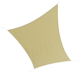 Jessica Netting, Sonnensegel Polyester 4x6m beige, Sonnensegel Polyester 4 x 6 m beige