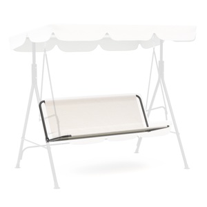 Nicole, Sitzfläche mit Rückenlehne Hollywoodschaukel beige, Sitzfläche mit Rückenlehne Hollywoodschaukel beige