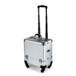 Ruby, Kosmetikkoffer Trolley BEAUTY silber, Kosmetikkoffer Trolley BEAUTY silber