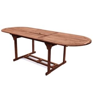 Dora, Bürostuhl Chefsessel, Gartentisch Holz LISSABON ausziehbar 180 - 240 cm