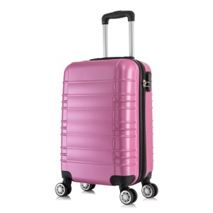 R - Reisekoffer, Reisekoffer Handgepäck Grösse L pink, Reisekoffer Hartschalenkoffer AVA Grösse L pink