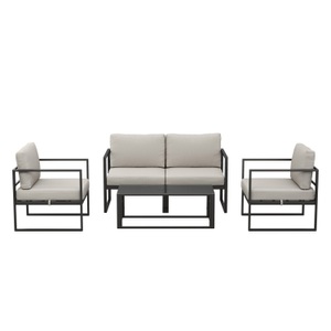 Feier, Lounge LEANDROS beige, Lounge LEANDROS hellgrau