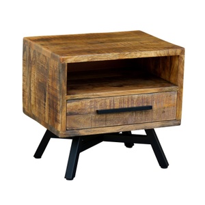 Pat Tische, Nachttisch Vintage JACOB, Nachttisch Holz Vintage JACOB