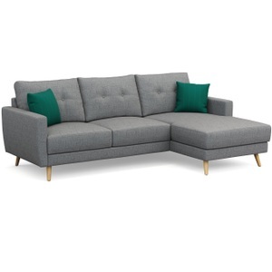 Eric Axis, Ecksofa MANDY rechts grau, Ecksofa MANDY rechts grau