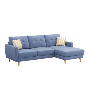 Eric Axis, Ecksofa MANDY rechts blau