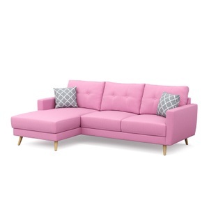 Eric Axis, Ecksofa MANDY links pink, Ecksofa MANDY links pink