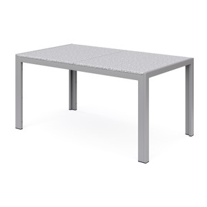 Wonderful Granit, Granittisch 140 x 80 x 67 cm grau, Granittisch 140 x 80 x 75 cm grau