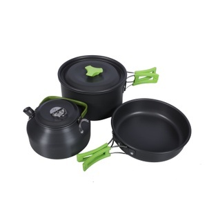 R - Camping, Camping Pfannen Set 3-teilig, Camping Pfannen Set 3-teilig