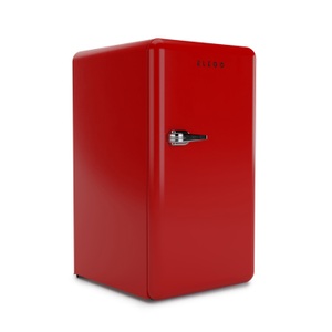 undefined, Kühlschrank mit Gefrierfach Retro 90L rot
