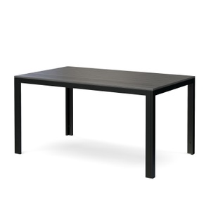 Chen Poly, Tisch Polywood 150 x 90 cm anthrazit / schwarz, Gartentisch RIVI 150 x 90 cm anthrazit/schwarz