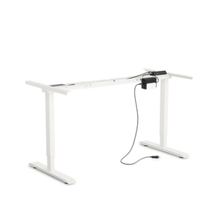 undefined, Tischgestell Stehpult elektrisch weiss 140 - 160 cm, Tischgestell Stehpult elektrisch weiss 140 - 160 cm