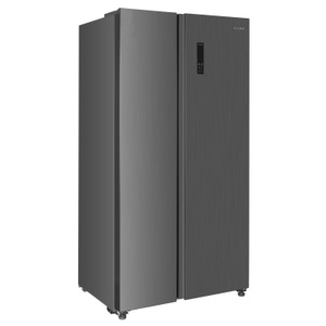 R - Ice cube maker + Fridge, Kühlschrank mit Gefrierer 510 L grau, Kühlschrank mit Gefrierer 532L grau
