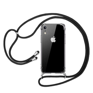 Linda Trait, Handyhülle mit Band iPhone XR transparent, Handyhülle mit Band iPhone XR transparent
