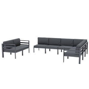 Mark Sunl, Lounge SAMBIA 8-teilig anthrazit, Lounge SAMBIA 8-teilig anthrazit