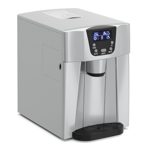 R - Ice cube maker + Fridge, Eiswürfelmaschine grau 12 kg / 24 h, Eiswürfelmaschine grau 12 kg / 24 h
