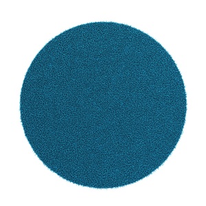 Ruby Diverses, Hochflor Teppich rund 120 cm türkis, Hochflor Teppich rund 120 cm türkis