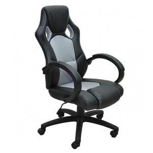 Ruby, Bürostuhl Sportsitz Chefsessel grau, Gaming Stuhl Bürostuhl BLIZZARD grau