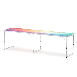 Ruby Diverses, Beer-Pong Tisch bunt 240 x 60 cm, Beer-Pong Tisch COLOR 240 x 60 cm