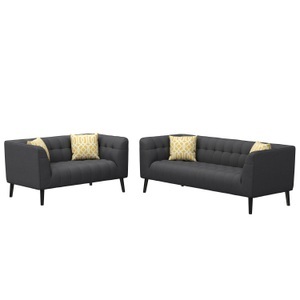 MLM, Sofa Set MERLIN grau, Sofa Set MERLIN anthrazit