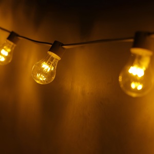 undefined, LED Lichterkette Outdoor 10 Glühbirnen warmweiss, LED Lichterkette Outdoor 10 Glühbirnen warmweiss