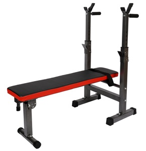 R - Fitness, Hantelbank mit Langhantelablage, Hantelbank mit Langhantelablage
